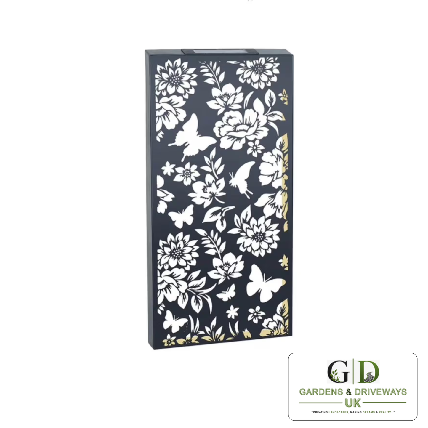 Metal Butterfly/Bird Solar Wall Panel