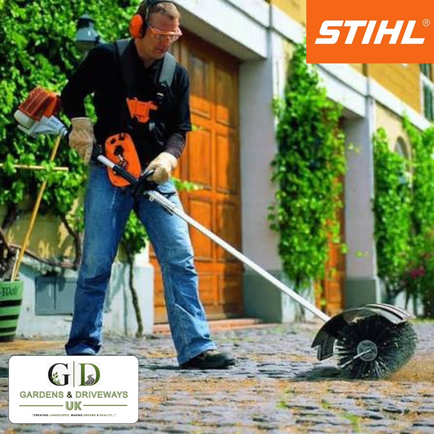 Stihl KM56RC-E Petrol Kombi System Engine with Power Brush
