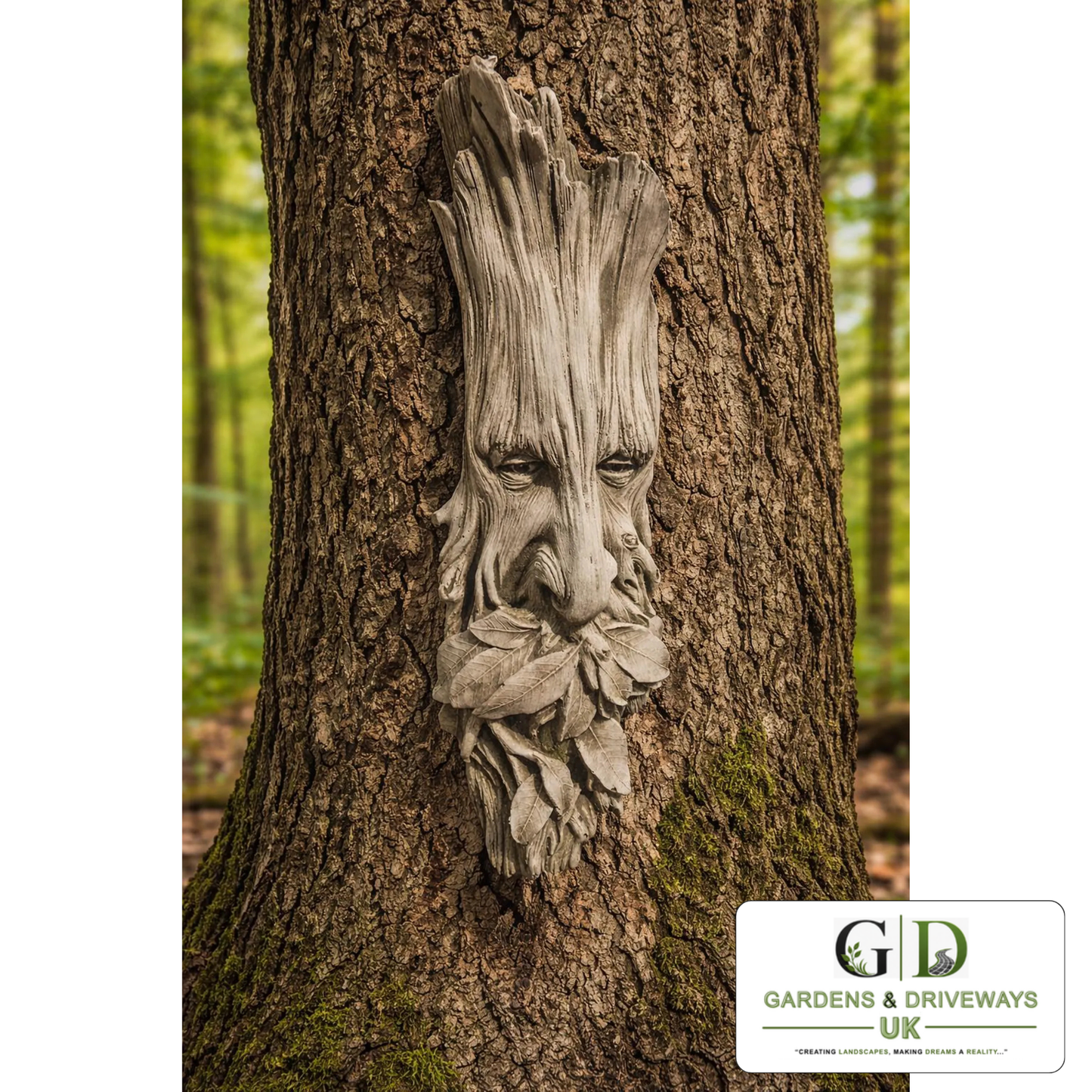 Heritage Green Man Garden Wall Plaque