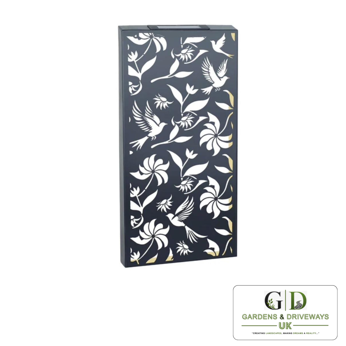 Metal Butterfly/Bird Solar Wall Panel