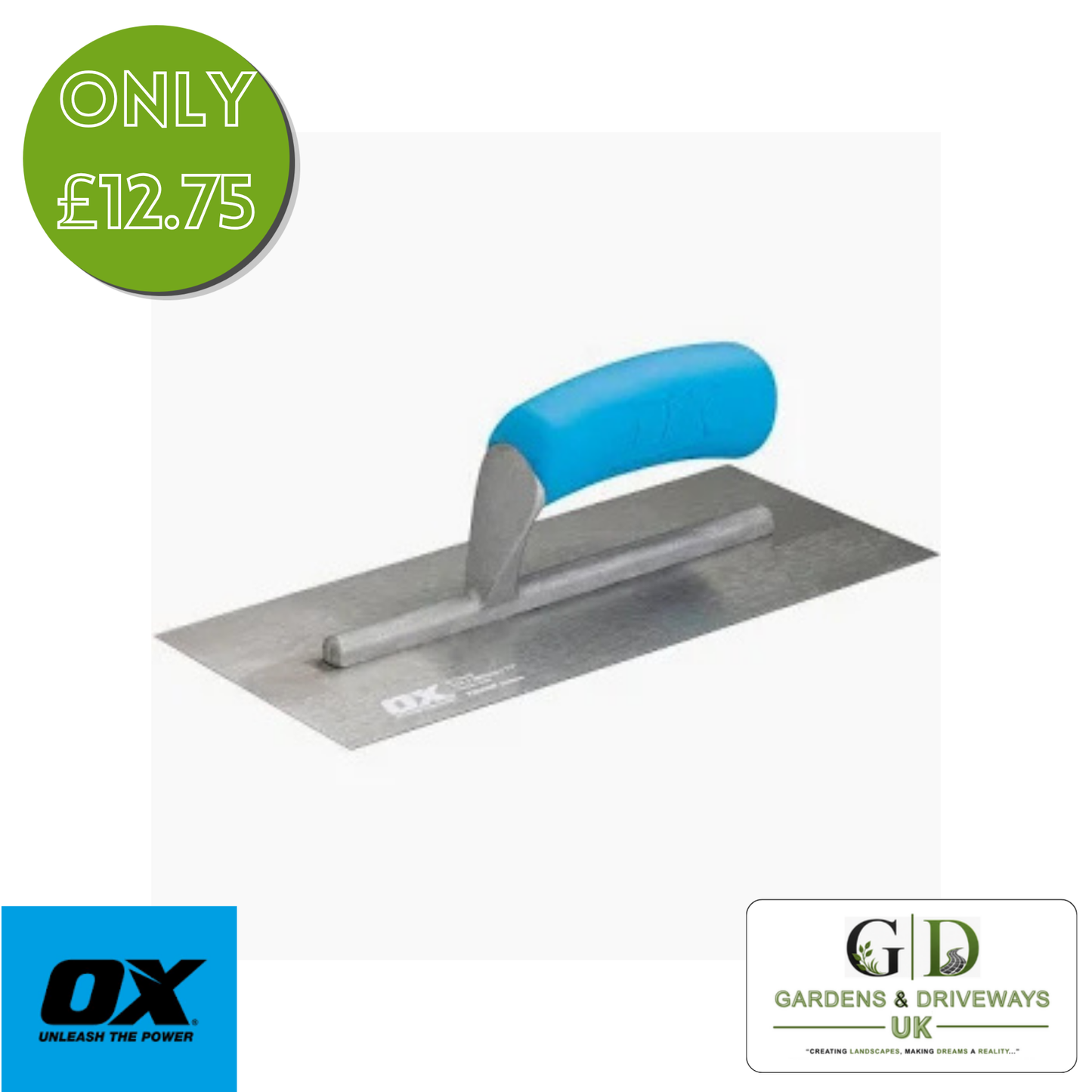 OX Trade Plastering Trowel 12in 114 x 280mm