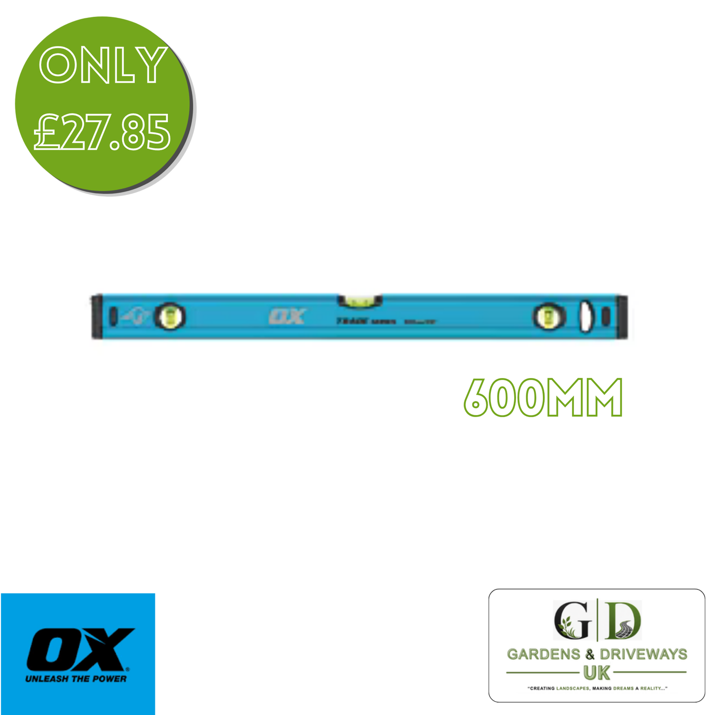 OX Trade Spirit Level – 24" (600mm)