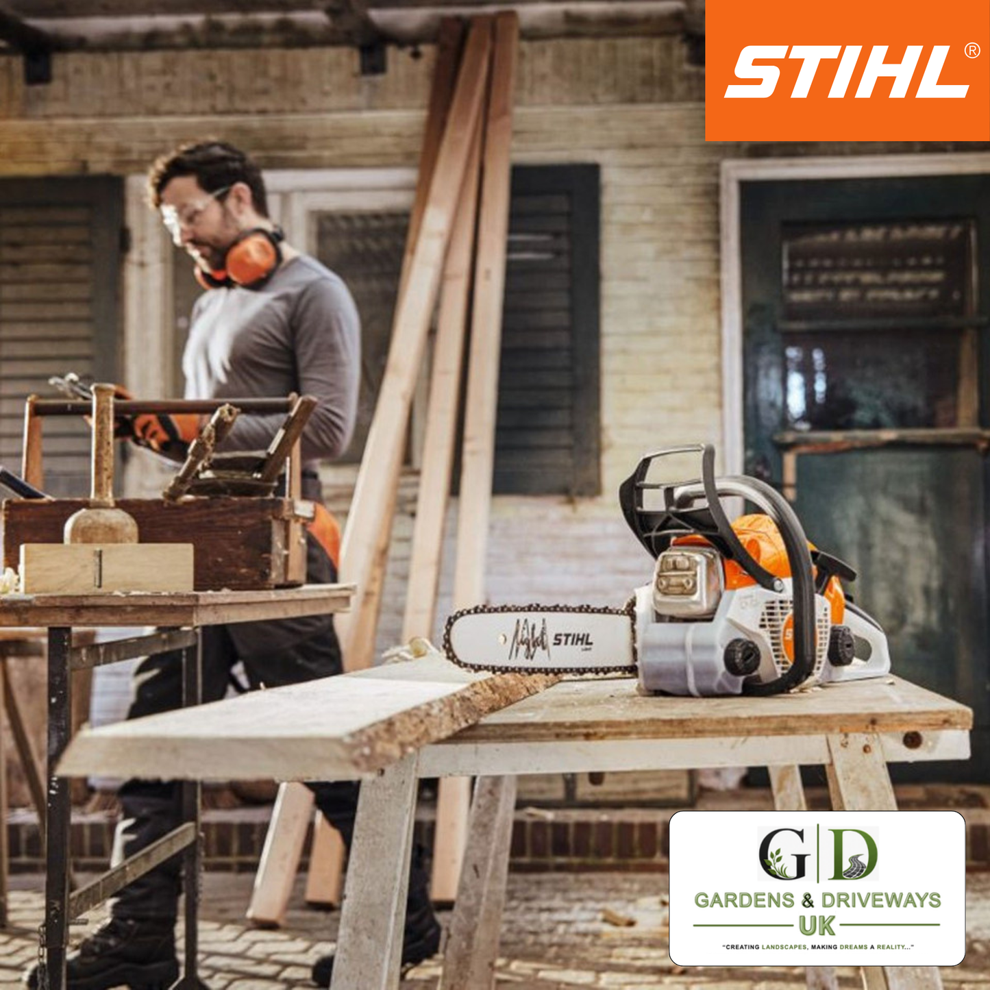Stihl MS 162 Petrol Chainsaw 30cm/12" Bar